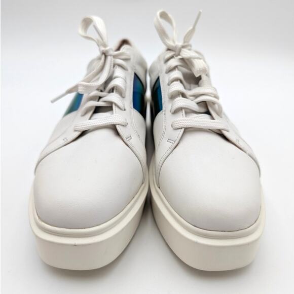 Linea Paolo Karis Mixed Media Platform Sneakers Women's White Size US9.5M EU40 - Picture 12 of 12